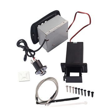 YMH03 4-pasmowy korektor dźwięku przedwzmacniacz gitary akustycznej przetwornik piezoelektryczny regulacja głośności