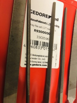 Набор металлических напильников GEDORE RED с ключами