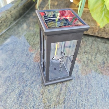 СОЛНЕЧНАЯ СВЕЧА СВЕТОДИОДНАЯ ЛАМПА СТАТУЭТКА ДЛЯ КЛАДБИЩА МОГИЛА СВЕТИЛЬНИК НОВИНКИ