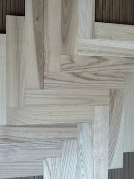 Parkiet Jesionowy Klepka Podłoga 22x70x300 Jesion Natur PRODUCENT