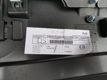 GD TOUAREG 7P FACELIFT DESKA KONZOLA ORIGINÁLNÍ 7P1857001G
