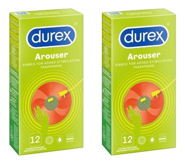 PREZERWATYWY DUREX AROUSER PRĄŻKOWANE 24 SZTUKI