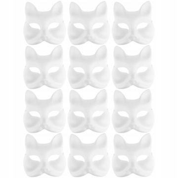Masquerade Supplies Maska Therian 12 szt