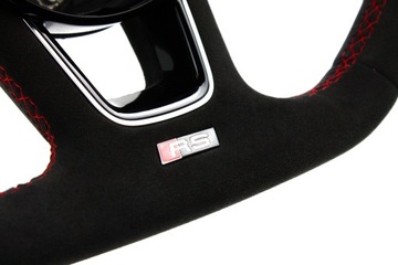 НОВЫЕ НАКЛАДКИ РУЛЕВОГО КОЛЕСА ИЗ АЛЬКАНТАРЫ AUDI RS3 8Y 82A419091AT IXJ