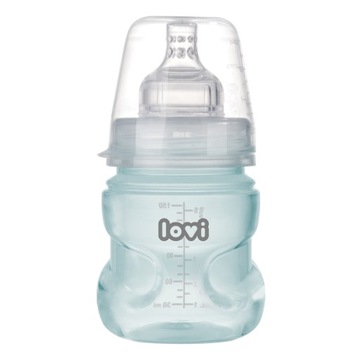 LOVI Butelka Medical Trends zielona 120 ml Green ze smoczkiem 0m+