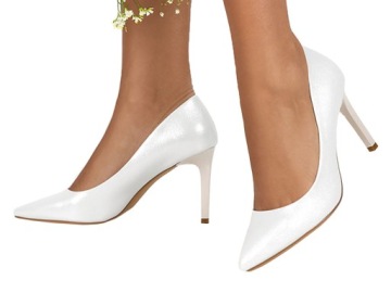 SZPILKI CZÓŁENKA DAMSKIE SZPIC WKŁADKA SKÓRA r 39