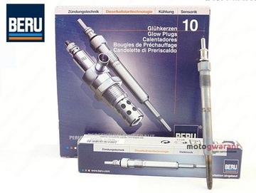 BERU ŚWIECE ŻAROWE do MERCEDES SPRINTER W2202 W203 W210 2,2 2,7 3,2 CDI