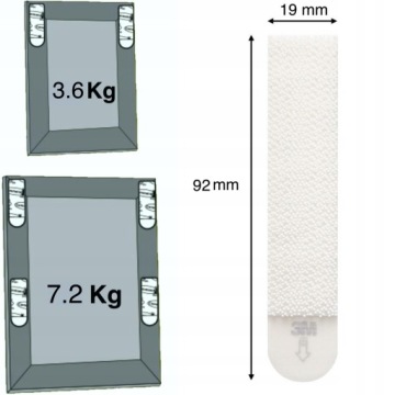 БОЛЬШАЯ ЗАЛИПКА COMMAND ДЛЯ РАМОК 4 ШТ. 3,6 КГ 17206