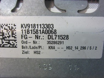 BMW 6 F12 F06 DESKA KONZOLA AIRBAG AIRBAGY 9240768