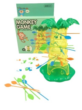 GRA ZRĘCZNOŚCIOWA RODZINNA SPADAJĄCE MAŁPKI BIERKI