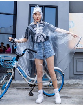 Высокое качество новые мужские женские велосипедный плащ дождевик накидка