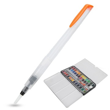 Zestaw 36 kolorów staych farb akwarelowych Przenośne przybory do IV