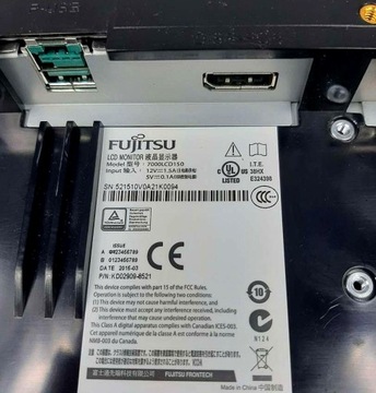 Fujitsu 7000LCD150 15-дюймовый монитор + кабели