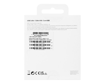 2 ОРИГИНАЛЬНЫХ КАБЕЛЯ USB-C ДЛЯ БЫСТРОЙ ЗАРЯДКИ SAMSUNG, 1,5 М