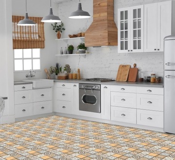 Самоклеящаяся плитка ПВХ 25х25 Patchwork CHARM