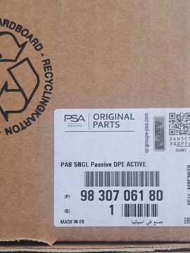AIRBAG SPOLUJEZDCE OPEL ASTRA L CITROEN C5X 9830706180