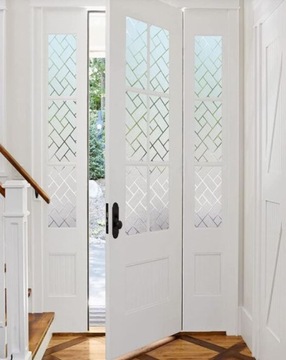 67,5cm FOLIA STATYCZNA NA SZYBĘ OKNO MLECZNA SZYBA