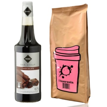 Syrop Barmański RIOBA czekolada I KAWUSIA 70/30