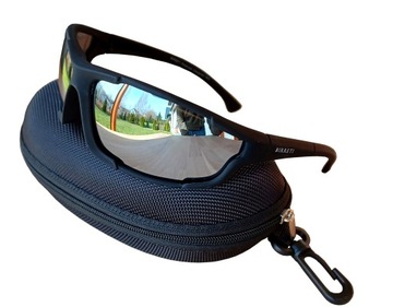 OKULARY POLARYZACYJNE SPORTOWE NA ROWER UV400 ETUI