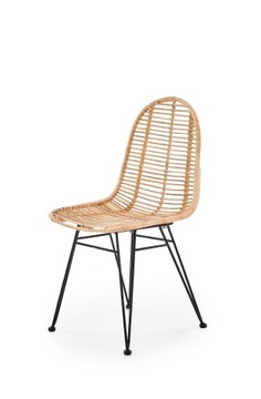 Krzesło rattan naturalny w stylu boho Halmar K337