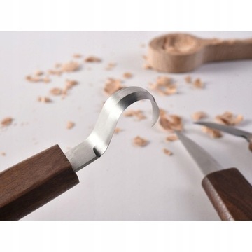 НАБОР НОЖЕЙ ДЛЯ РЕЗЬБЫ ПО ДЕРЕВУ + ЛОЖКА «Сделай сам» В ПОДАРОК, ИНСТРУМЕНТЫ ДОЛОТО