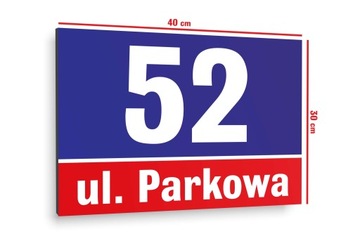 АДРЕСНАЯ табличка НОМЕР ДОМА АДРЕС УЛИЦЫ 40х30 см