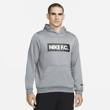 Bluza męska Nike NK DF FC Libero Hoodie szara DC9075 065