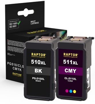 2x TUSZ DO CANON PIXMA PG510 CL511 MP280 MP282 287