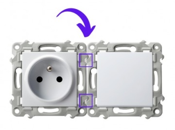 САПФИР Кнопочный выключатель Колокольчик МАТОВЫЙ СЕРЫЙ LP-6Z/m/70