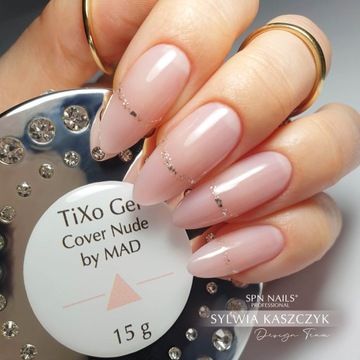 Żel budujący z tiksotropią do paznokci TiXo Cover Nude by MAD 15g SPN Nails