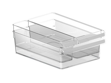 Zestaw 3 organizerów do lodówki LOFT 1,6+3,1+5L