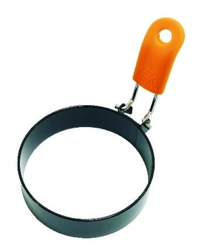 КРУГЛАЯ МЕТАЛЛИЧЕСКАЯ ФОРМА ДЛЯ ЯИЦ ФОРМА ДЛЯ ЯИЧНЫХ КОЛЬЦЕВ НЕРЖАВЕЮЩАЯ СТАЛЬ