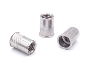 M5 NITONAKRĘTKA NIERDZEWNA MINI STOŻEK INOX (zacisk 0,5-2,0) Kpl (10)