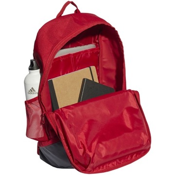 Školský batoh viackomorový adidas červený 27 l