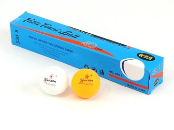 Мячи для настольного тенниса (6 шт.)