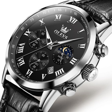 OLEVS 5529 Sportowe Zegarki Męski Chronograf