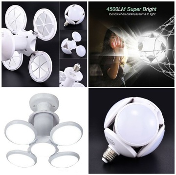 Светодиодная лампа мощностью 28 Вт в виде футбольной люстры НЛО