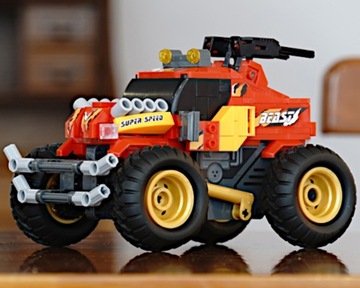 Радиоуправляемые блоки JEEP с ДИСТАНЦИОННЫМ УПРАВЛЕНИЕМ, пульт +LEGO