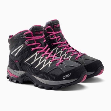 Buty trekkingowe damskie CMP Rigel Mid Wp szare 40