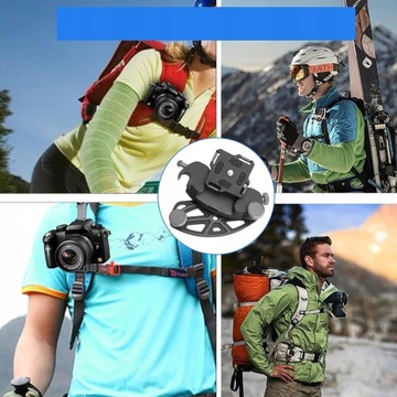 Ручка для крепления фотоаппарата к лямке рюкзака, клипса для фотоаппарата.