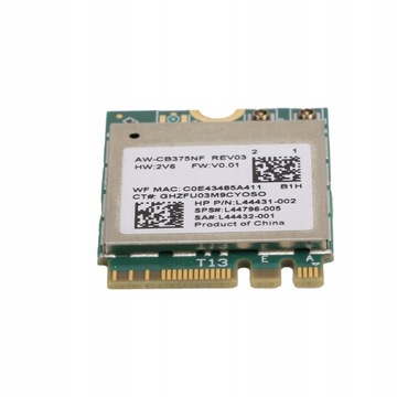 Модуль Bluetooth Wi-Fi RTL8822CE 2,4/5,0 ГГц