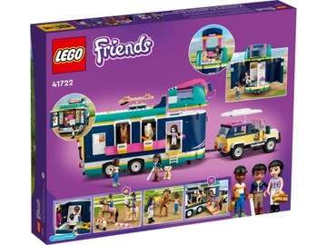 Оригинальный LEGO 41722 Friends - Выставочный трейлер с лошадьми 989 шт.