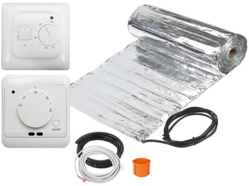MATA GRZEWCZA pod PANELE 4m2 150W/m2 +REGULATOR CE