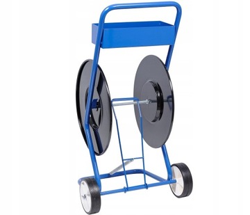 СИНЯЯ ТЕЛЕЖКА, РАЗМОТКА ДЛЯ ПП ЛЕНТЫ С РУКАВОМ 20см