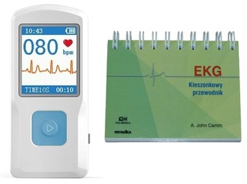 Przenośny MONITOR APARAT EKG polskie menu software