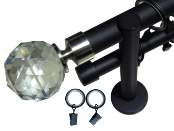 ХРУСТАЛЬНЫЙ КАРДИНС + ТИХИЕ КОЛЬЦА 25/19ММ ДВОЙНОЙ 360