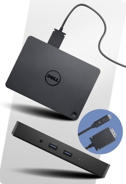 В ПОДАРОК! Док-станция DELL USB-C WD15 K17A HDMI DisplayPort VGA RJ-45