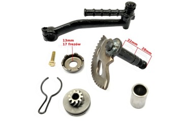 PÓŁKSIĘŻYC STARTER KOPNIAK SKUTER 2T 13mm JOG