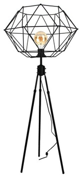 LAMPA STOJĄCA PODŁOGOWA NASTROJOWA LOFT KOSZYK