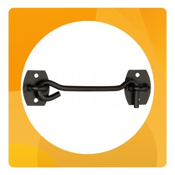 HACZYK DRZWIOWY ZAMKNIĘCIE BLOKADA DO OKIENNIC FURTKI DRZWI 160 mm GAMAR